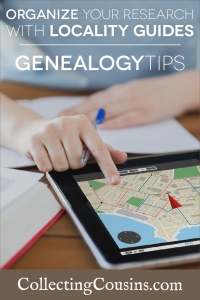 Organize your research with genealogy locality guides