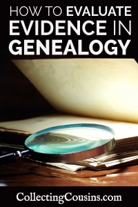Evaluating Evidence in Genealogy