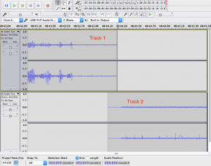 Audacity Interface