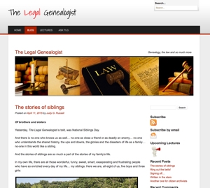 The Legal Genealogist