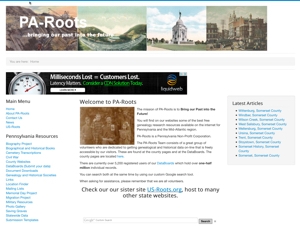 PA Roots Genealogy Pages