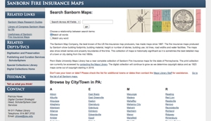 Pennsylvania Sanborn Fire Insurance Maps