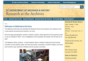 South Carolina State Archives