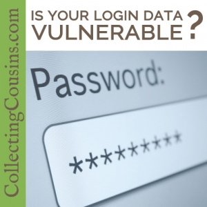 Is your login data vulnerable? (Or... why I can't endorse Thomas MacEntee's password system)